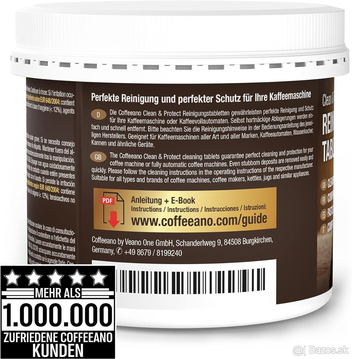 Čistiace tablety Coffeeano 150 ks - BESTSELLER - 2