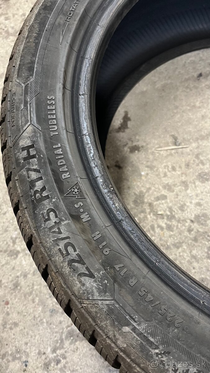 Predám zimné gumy 225/45 17” - 2