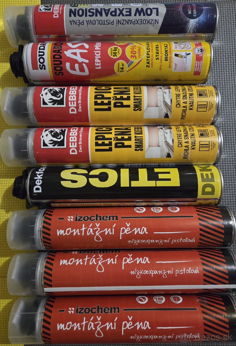 Predám lepiace, montážne peny - 2