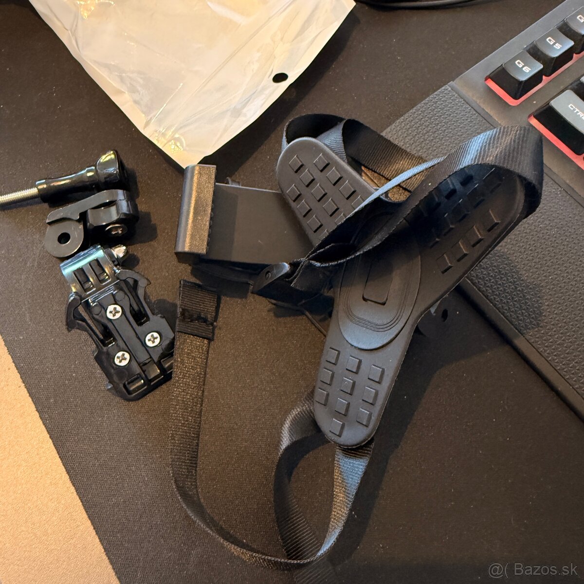 držiak na kameru / telefón – na prilbu - 2