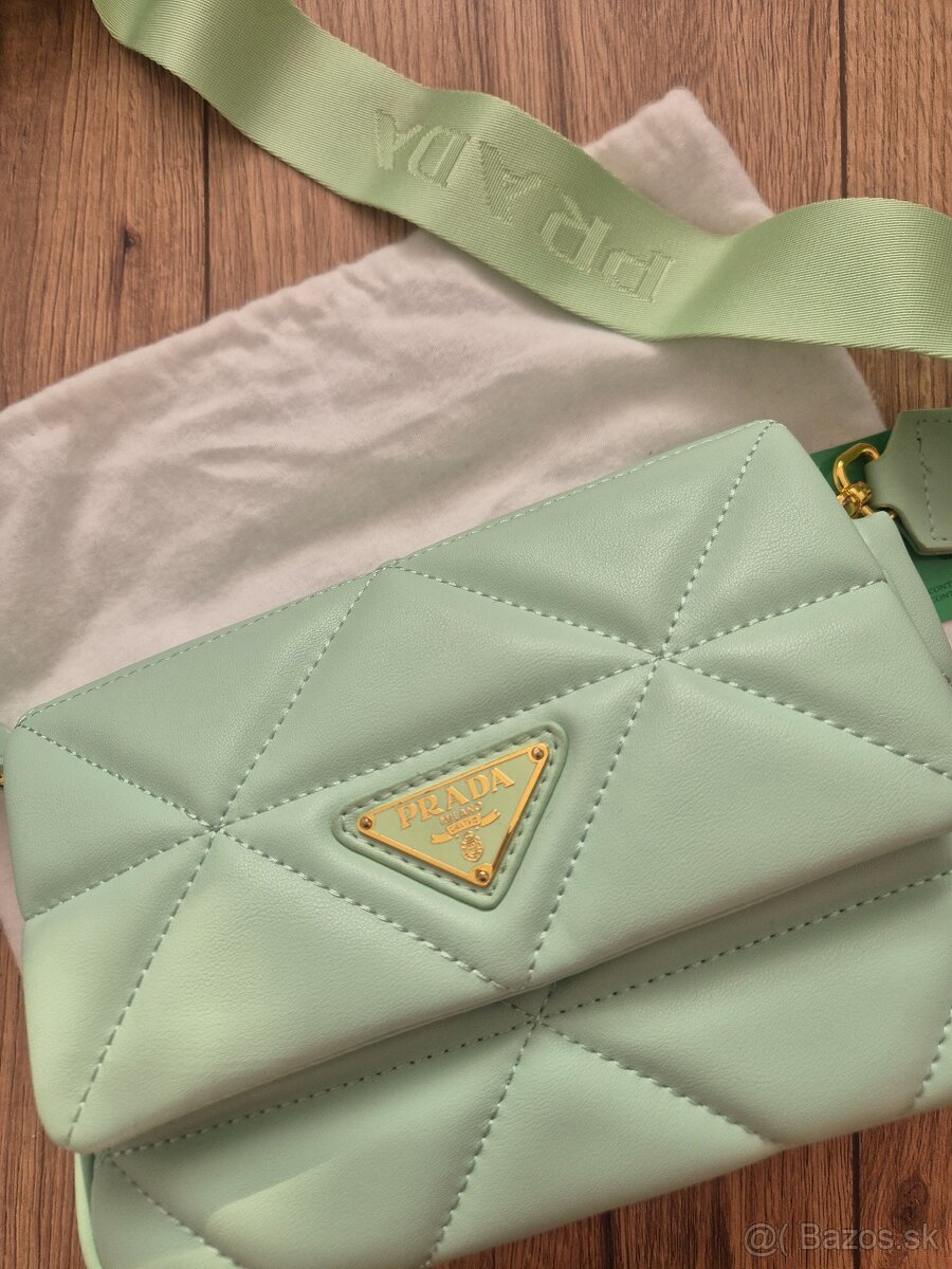 Nova kabelka crossbody PRADA green - 2