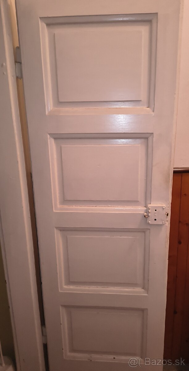 Interiérové dvere drevené, 2x - 2