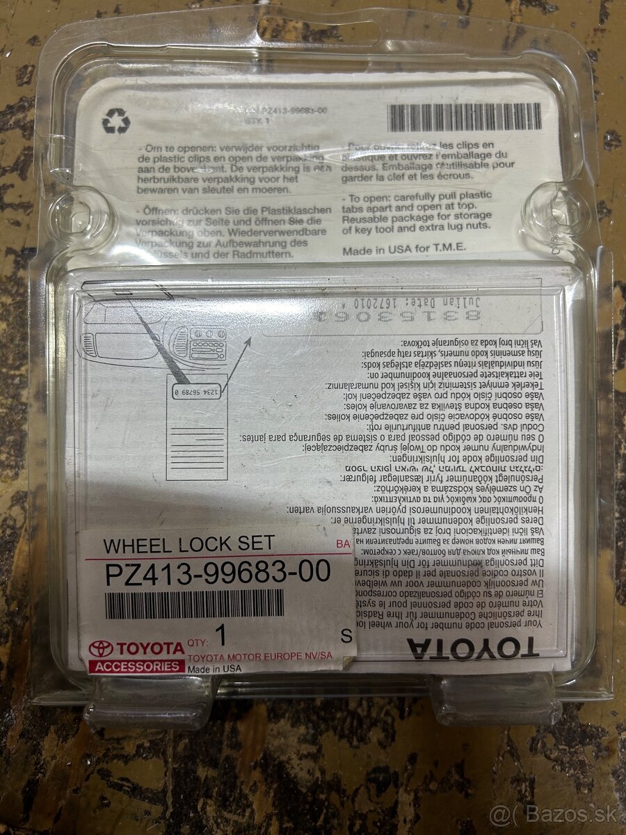 bezpečnostné matice toyota - 2