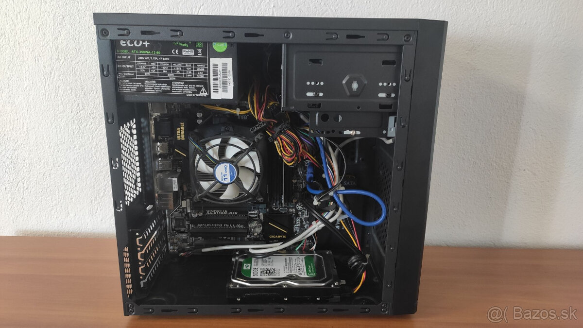 PC Intel i3-6300/8GB/256GB SSD/500GB HDD/W11 - 2