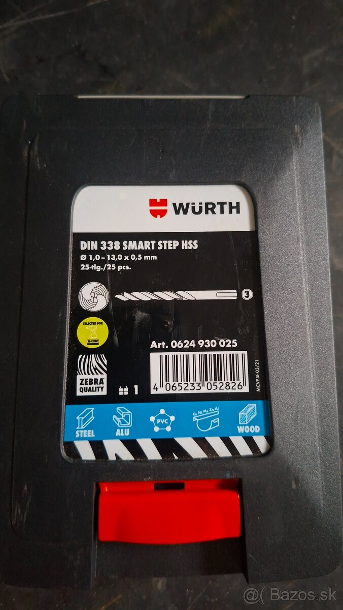 Vrtaky wurth smartstep - 2
