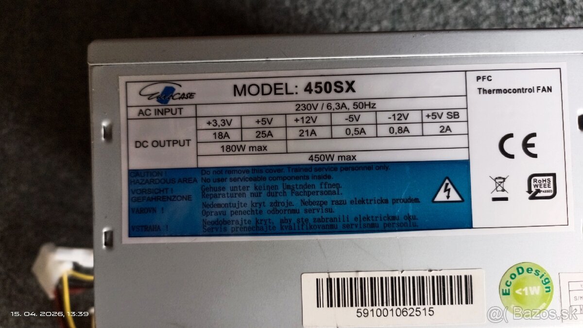 Zdroj ATX 450w - 2