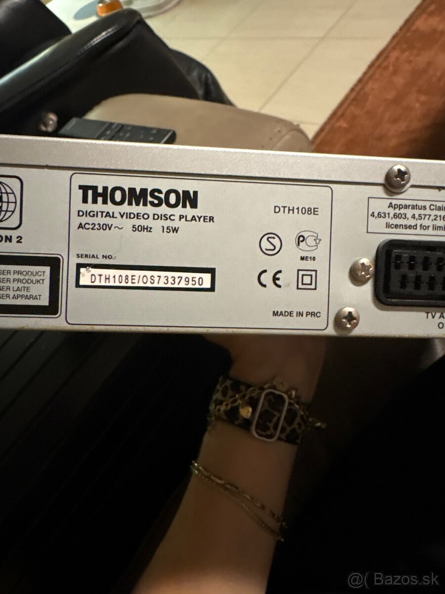DVD prehrávač Thomson DTH108E+ovladac - 2