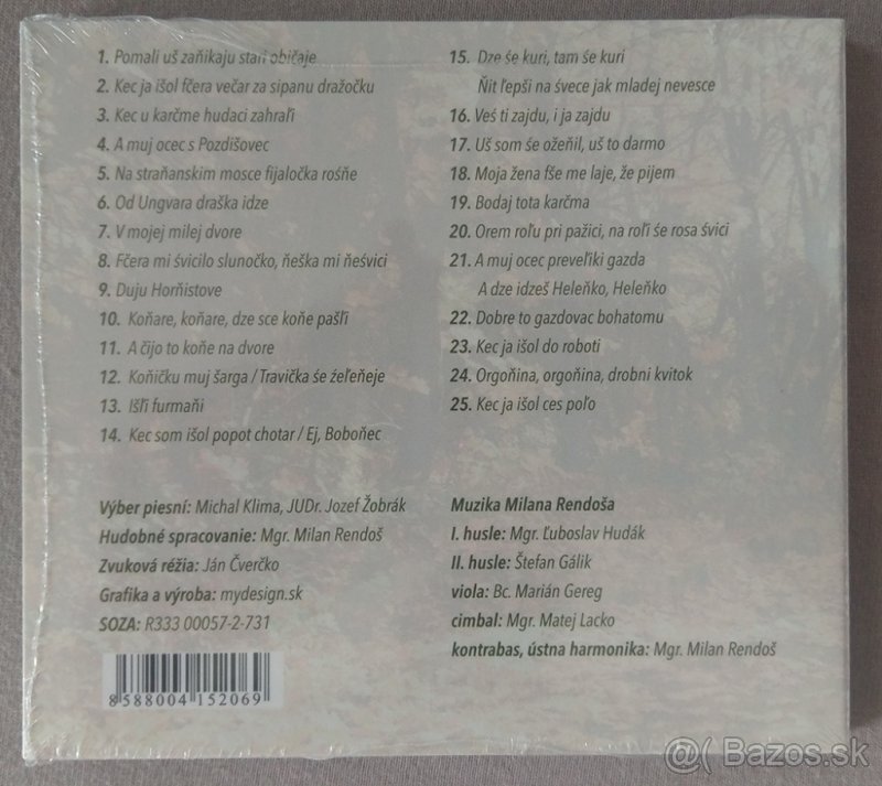 Najnovsie CD folklornej skupiny "Hnojnane z Mihalovec" - 2