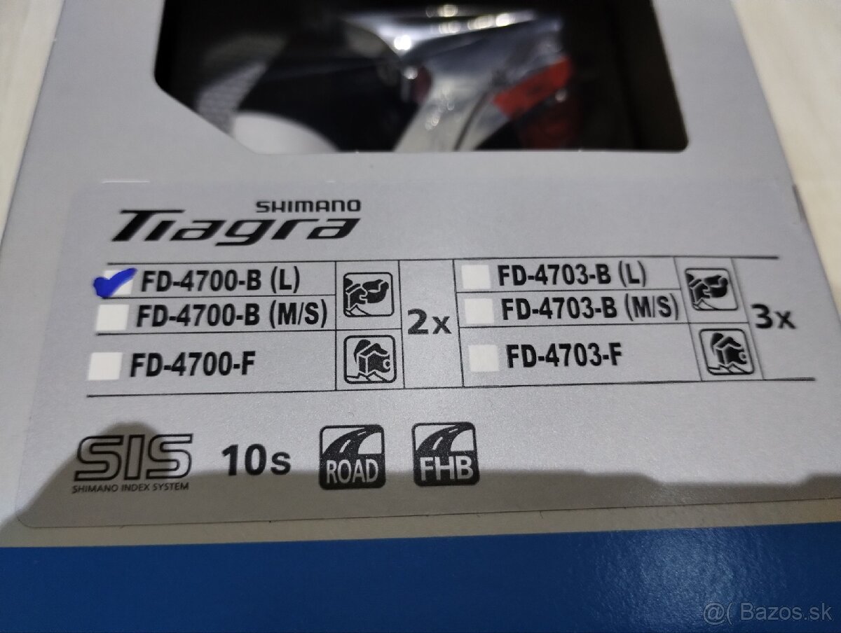 Presmykac Shimano Tiagra 2x10 - novy - 2