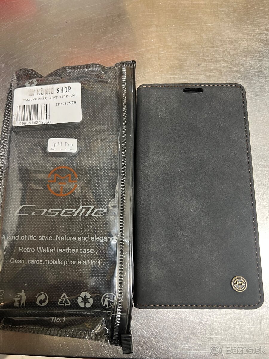 Iphone 14 PRO kozeny kvalitny kryt - 2