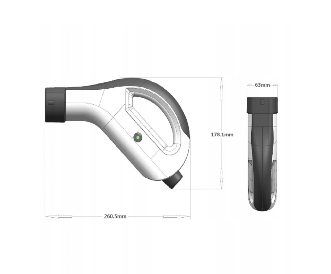 Nabijaci kabel na elektromobil typ 2 - 2