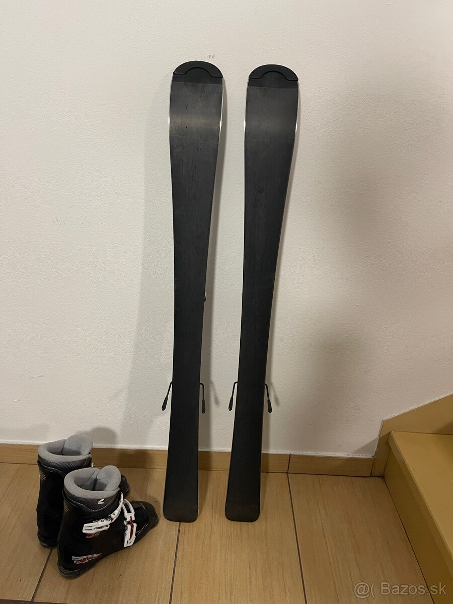 Detske lyze 110 cm Rossignol + lyziarky Alpina - 2