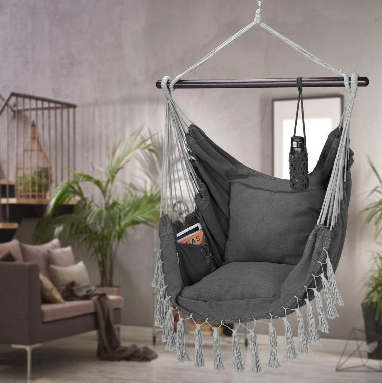 Závesné kreslo držiak vankúš taška 150kg - 3 farby - 2