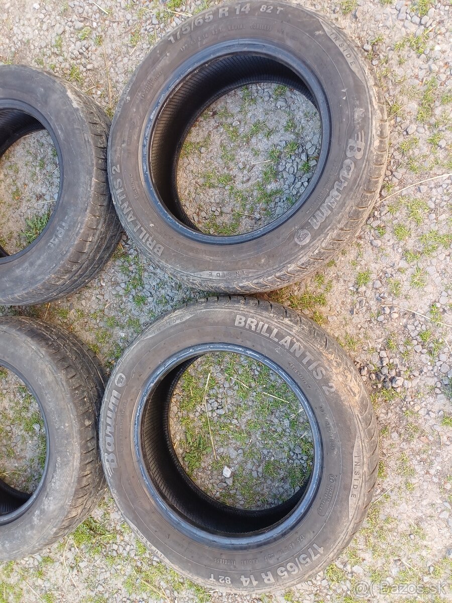 Letné pneumatiky 175/65, R14 Vredestein, Barum - 2