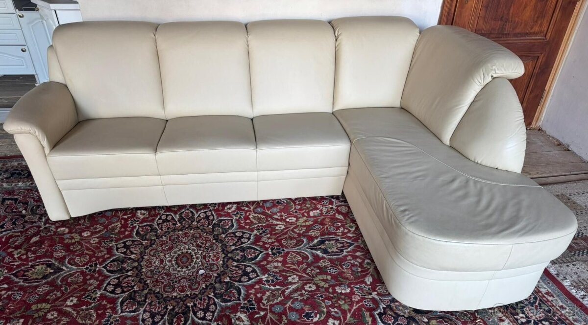 Kožená rohová sedačka, 5249 - 2