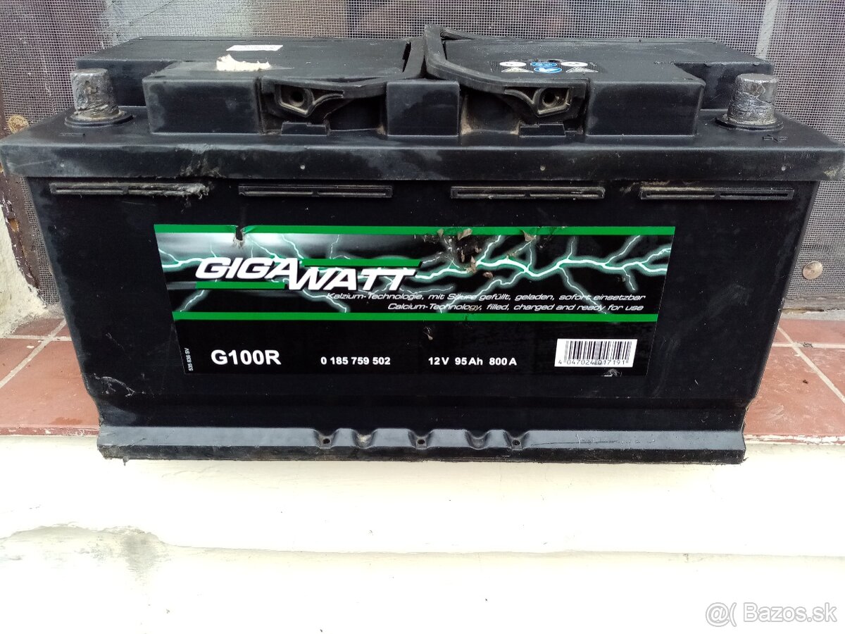 AUTOBATÉRIA - AKUMULÁTOR - Baterka12v - - 2