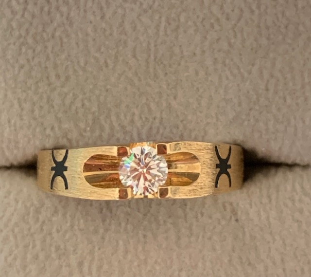 Pánsky diamantový prsteň - 2