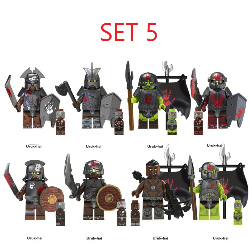 Figúrky pán prsteňov 3 (8ks) - typ lego, nové - 2