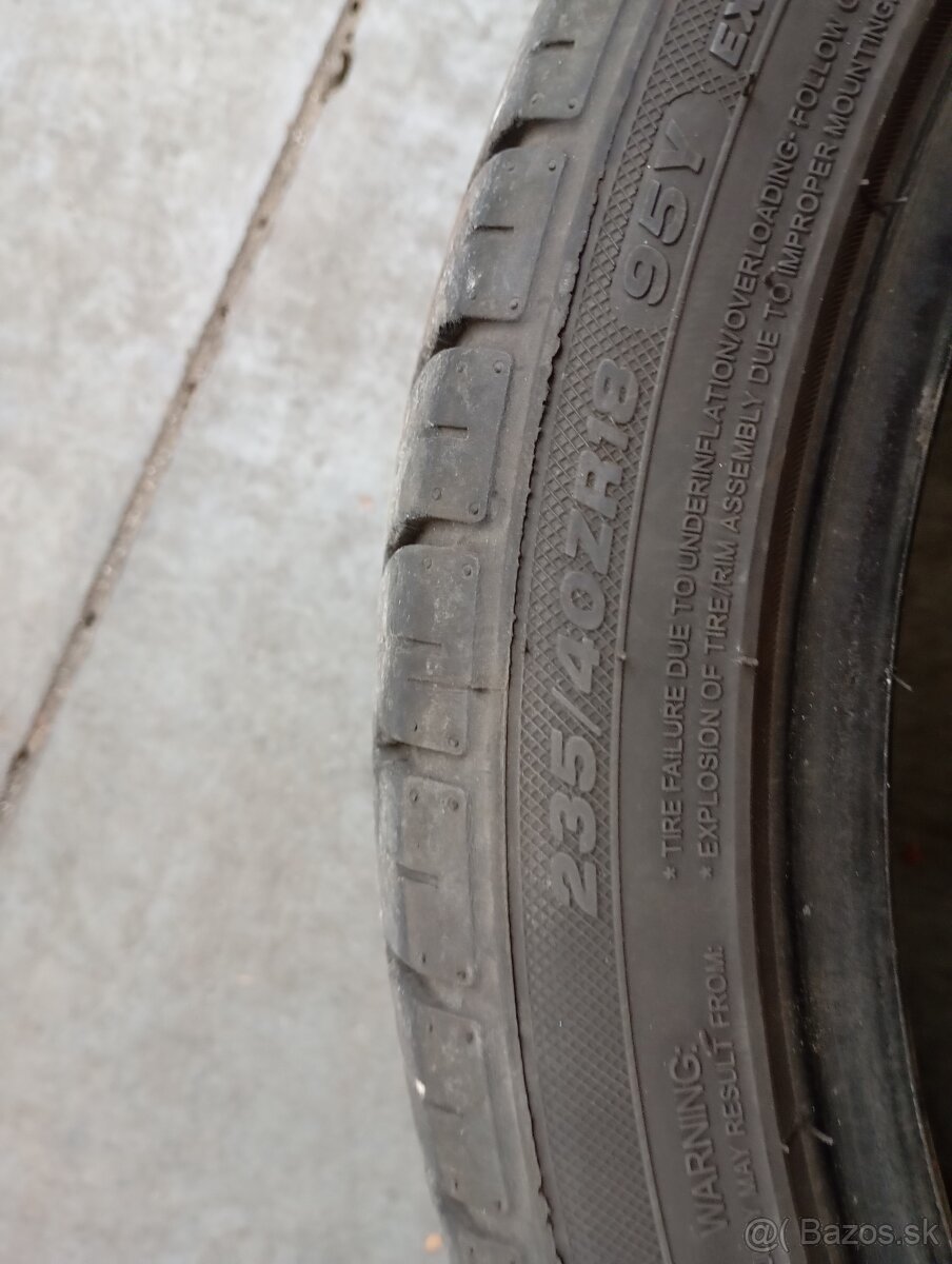 Letné pneumatiky 235/40/18 - 2