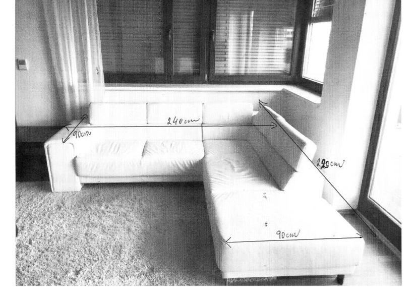 Kožená sedacia súprava biela - 2