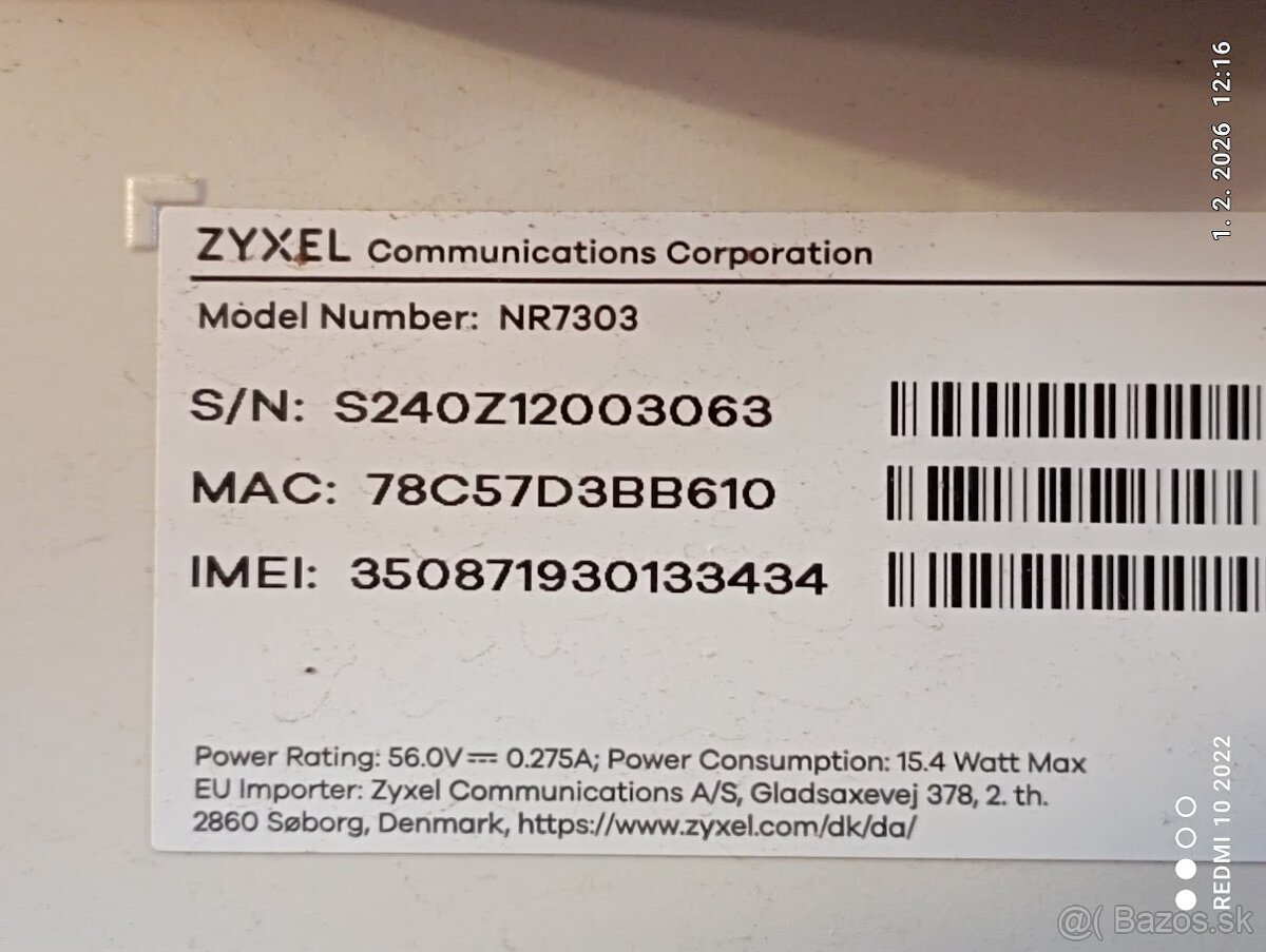 Router ZYXEL - 2