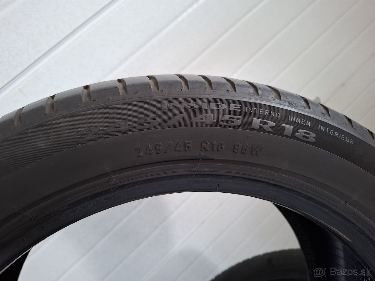 Letné pneumatiky 245/45 R18 - 2