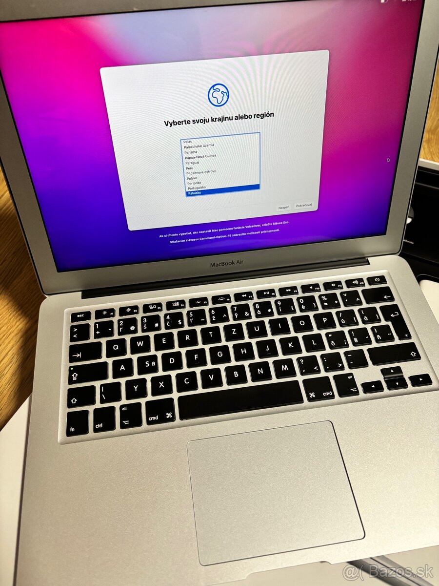 Predám notebook Macbook Air 2017- ako nový - 2