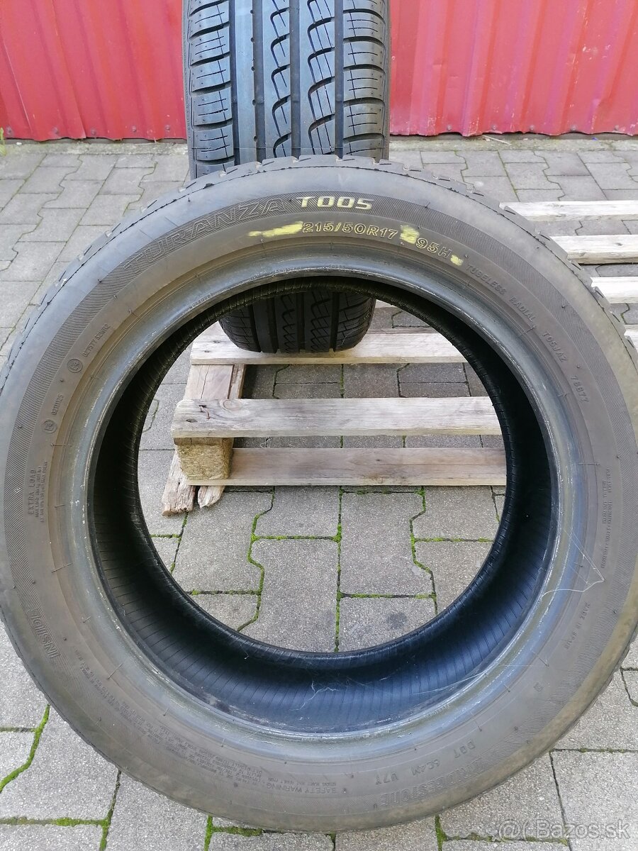 215/50R17 Bridgestone letna - 2