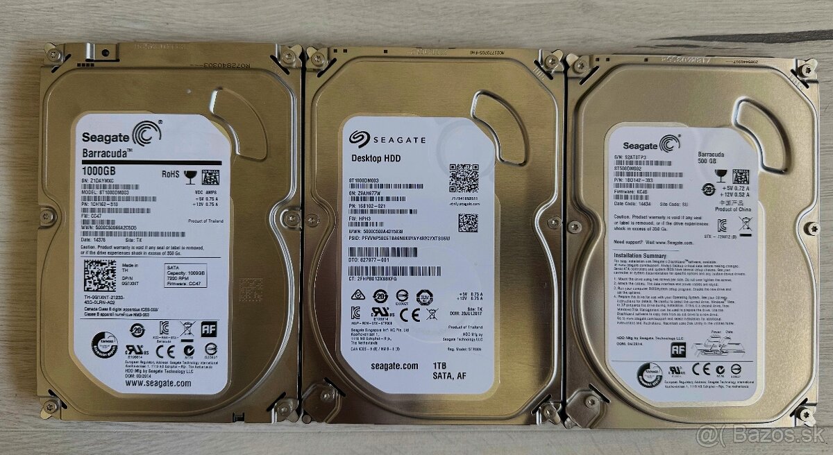 Predám 3.5" DISKY HDD - 2