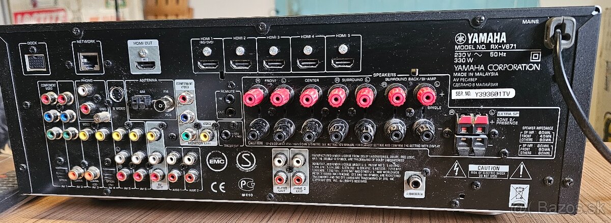 Predám receiver YAMAHA RX-V 671 - 2