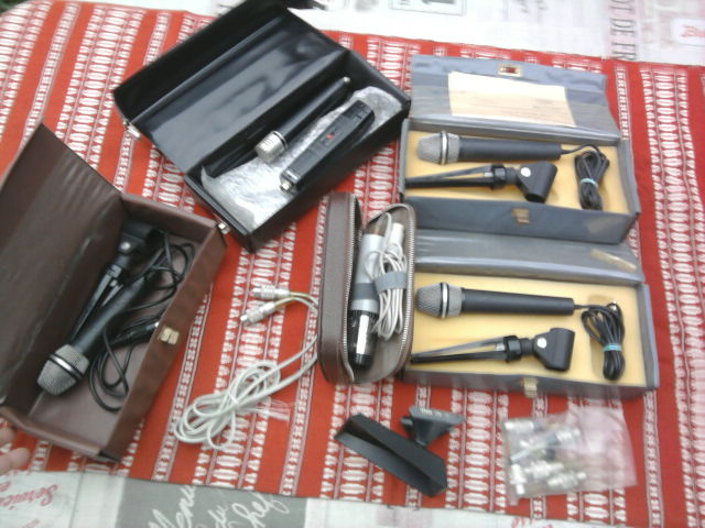 "TESLA" staré MIKROFÓNY (Czechoslovakia) - 2