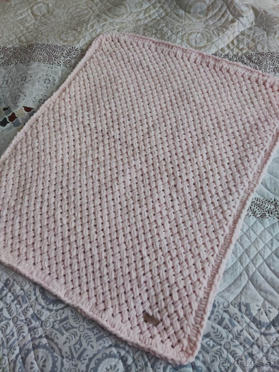 NOVÁ Broskyňová deka z Alize Puffy Fine - 2