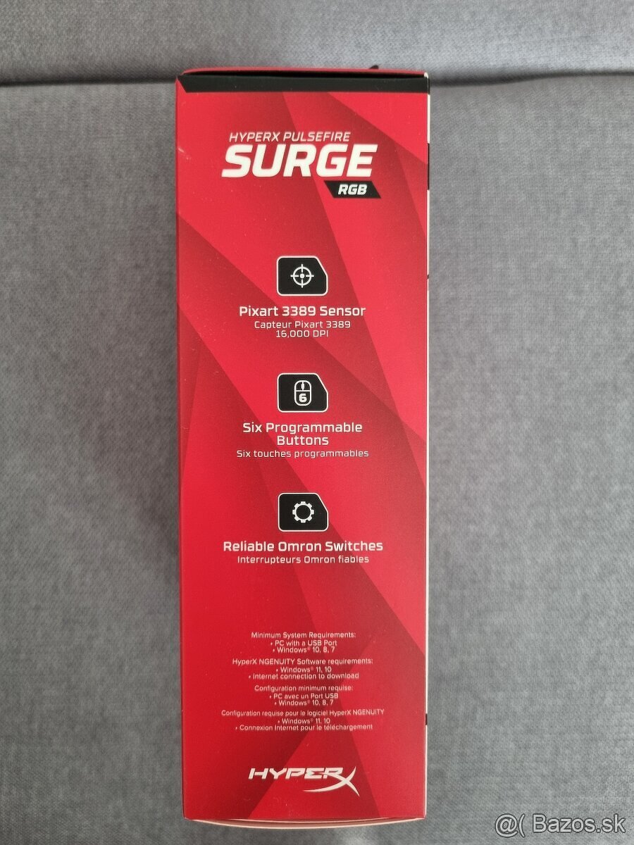 ÚPLNE NOVÁ Herná myš HyperX Pulsfire - 2