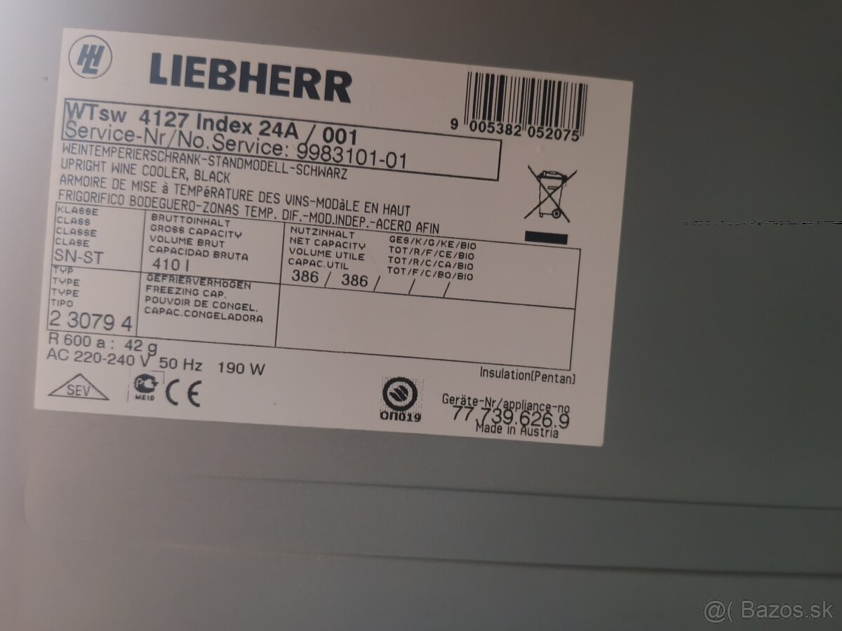 Vinotéka Liebherr - 2