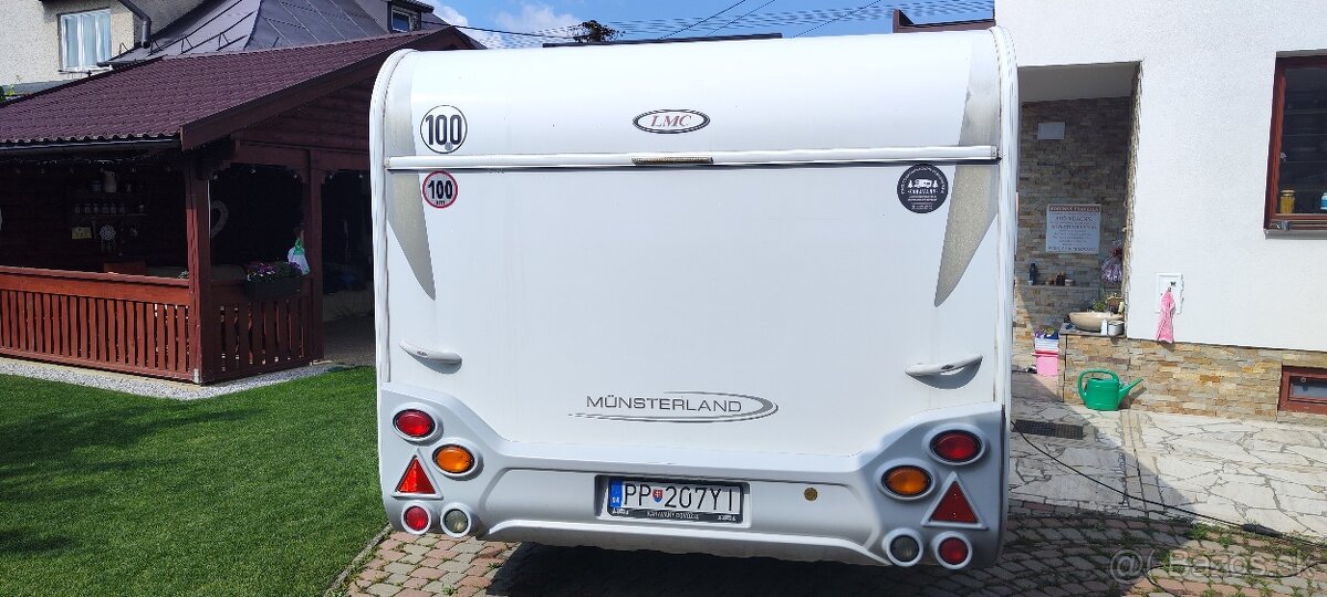 Karavan LMC 570K - solárne panely, mover, predstan - 2