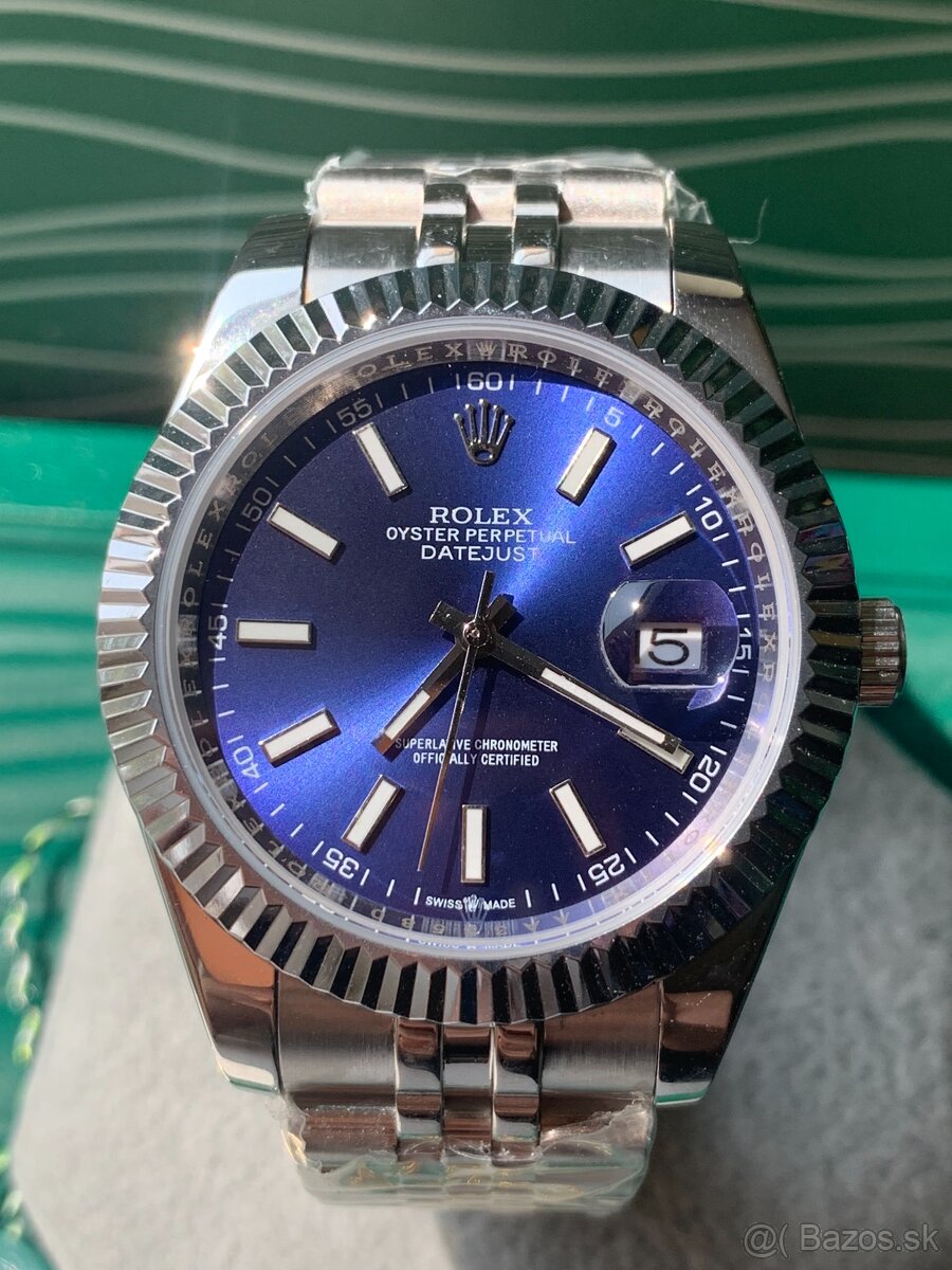 Rolex Datejust Modré, Nové, 40mm - 2