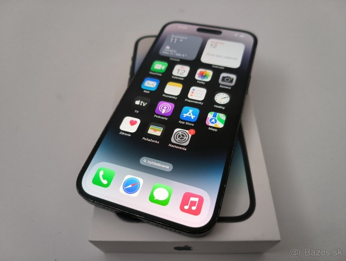 apple iphone 14 PRO 128gb Space Black / Batéria 100% - 2