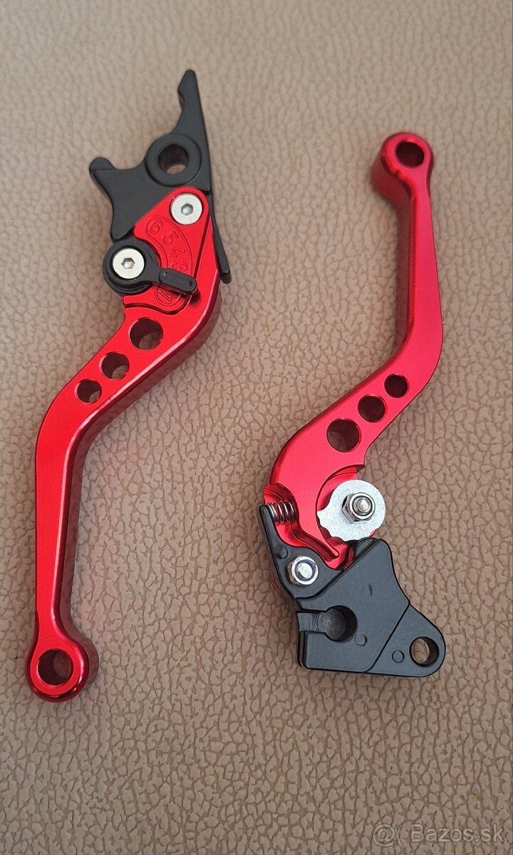 CNC páčky - červené - 2