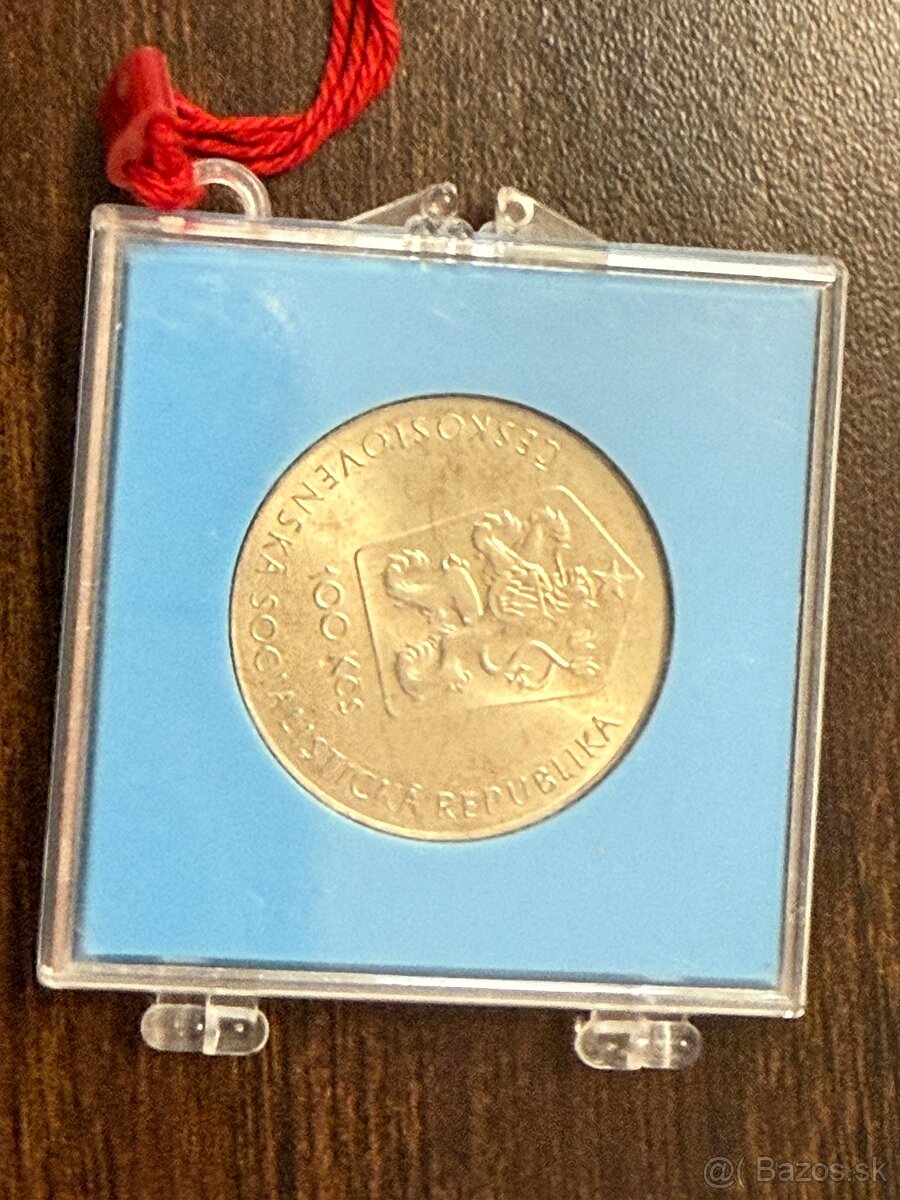 strieborne mince prof - 2