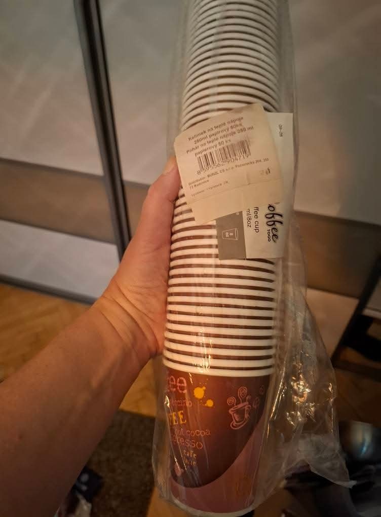 Papierové poháre 2 dcl na kávu/čaj - 2