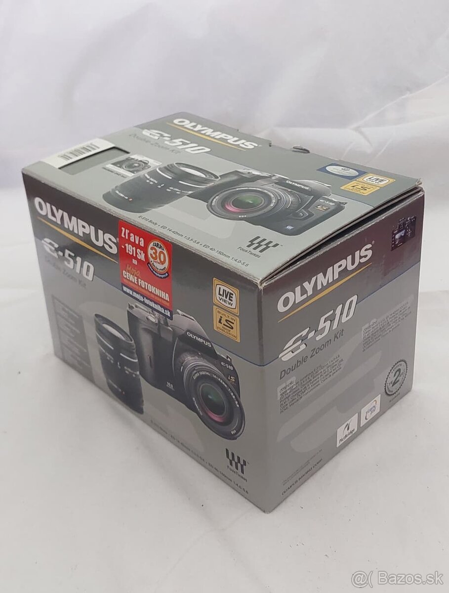 Olympus E-510 + 2 objektívy nefunkčný - 2