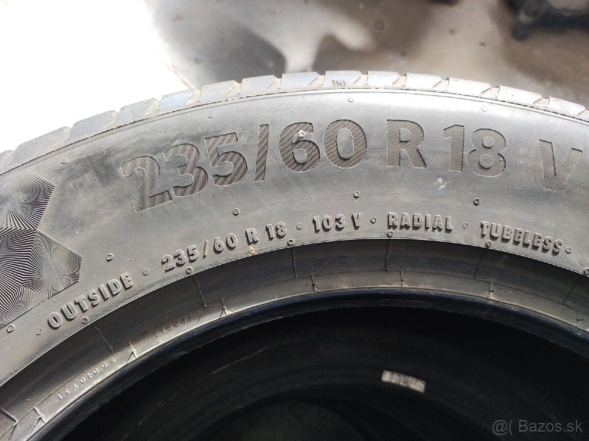 Pneumatiky Continental 235/60R18V - 2