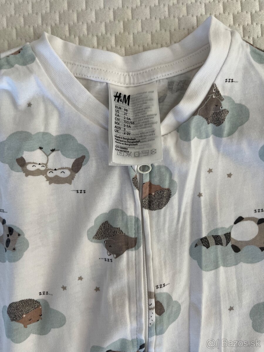 Pyžamká - overalové č 98 - 2