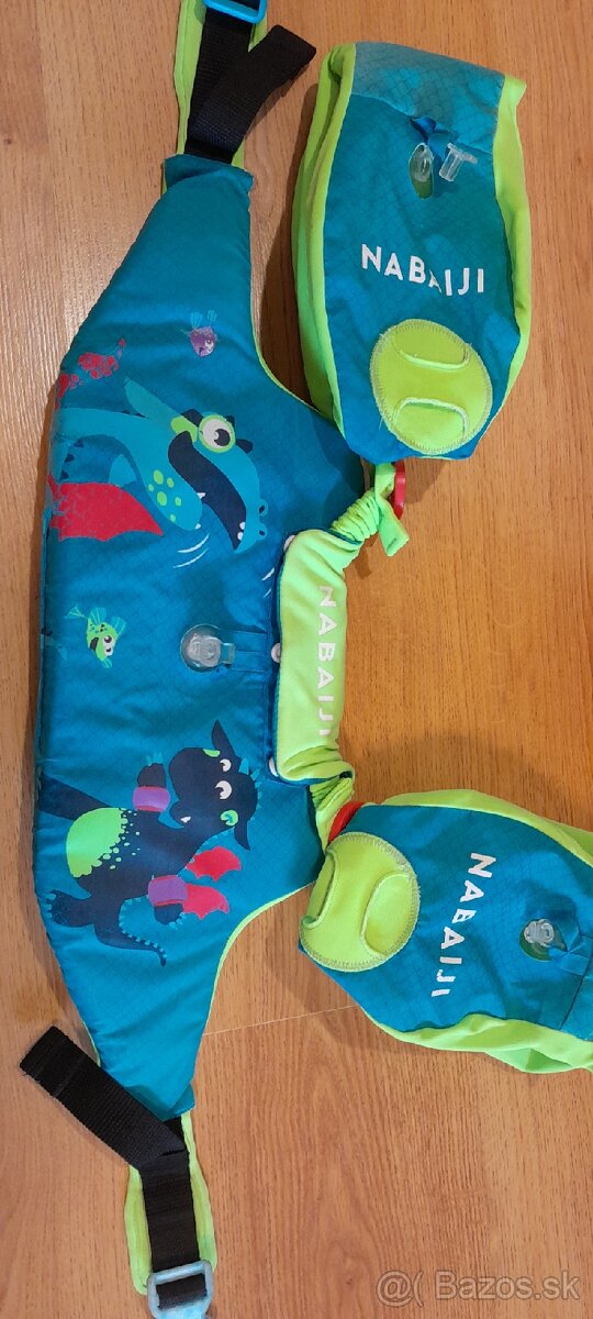 Plávacia vesta s rukavnikmi a okuliare na šnorchlovanie - 2