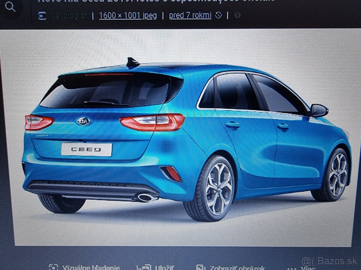 Kia Ceed zadný nárazník modrý B3 - 2