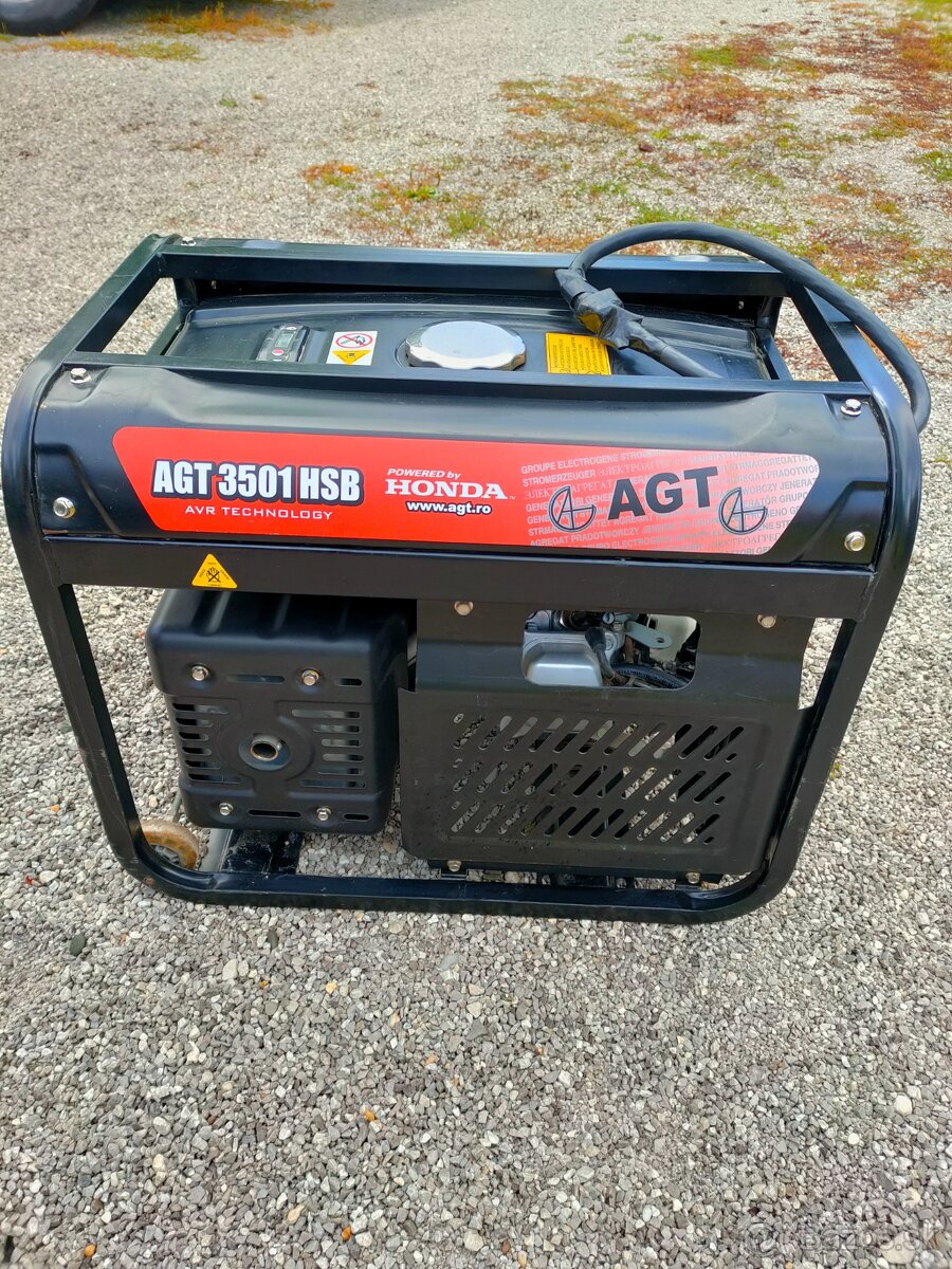 Predám elektrocentrálu s motorom Honda GP200 - 2