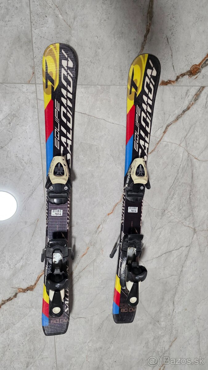 Predám detské lyže Salomon Equipe 80 cm - 2