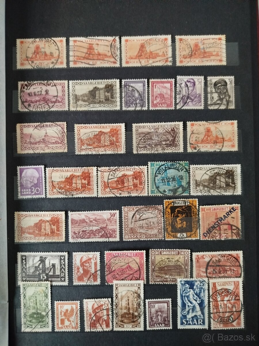 Nemecké štáty - partia známok - 2