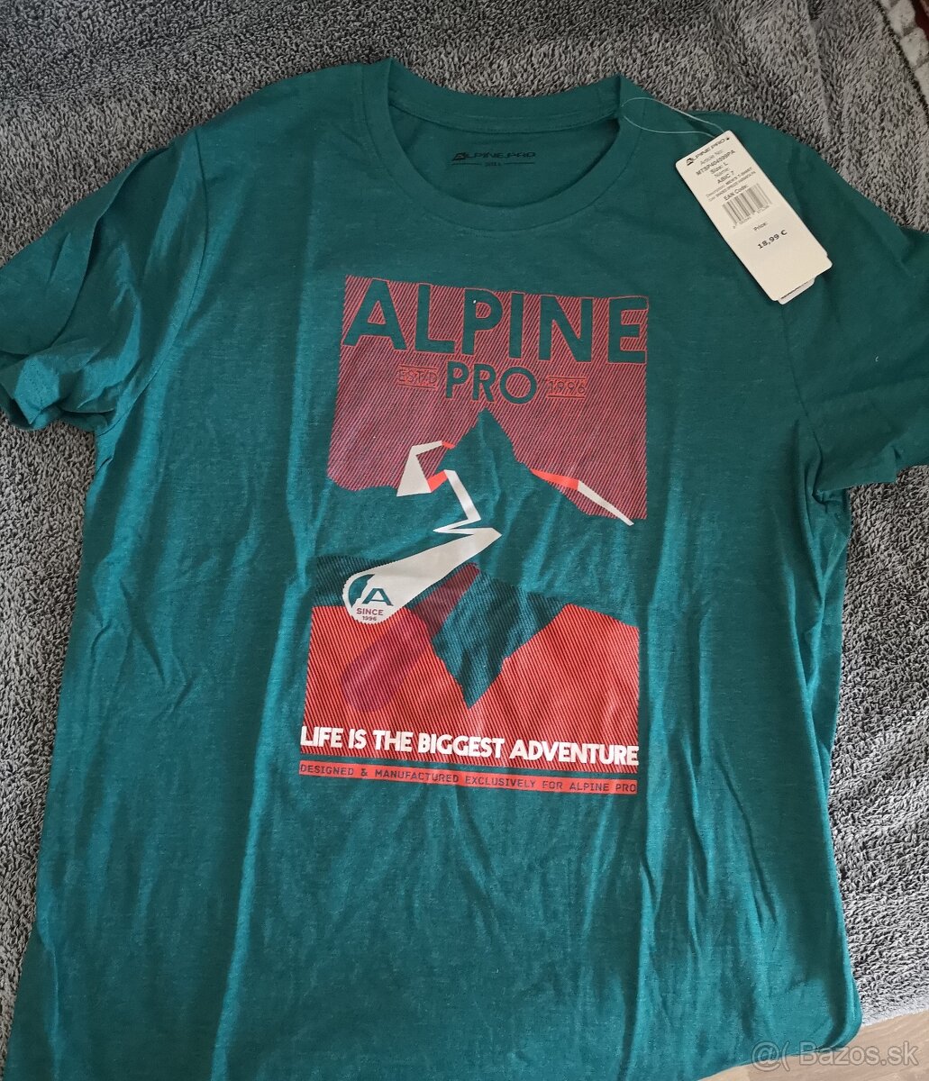 Predám nové pánske tričká Alpine Pro - 2