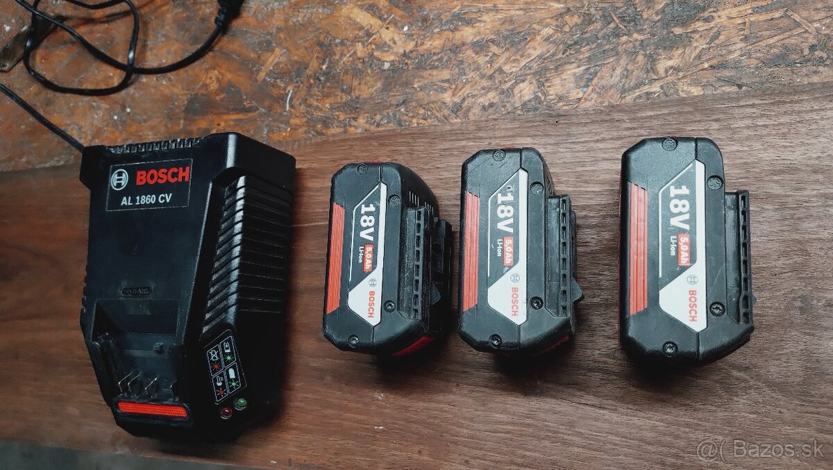 Bosch nabíjačka +akumulator 5ah - 2